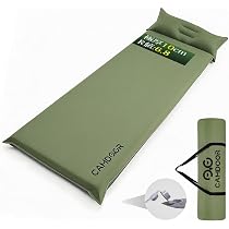 Amazon.co.jp: CAMDOOR キャンプ エアーマット 【取り外し可能な枕が